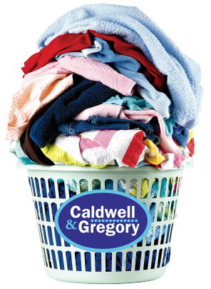 Dirty clothes in laundry hamper